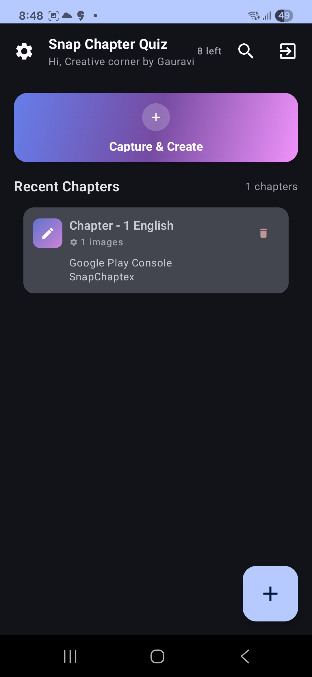 Photo Capture Interface